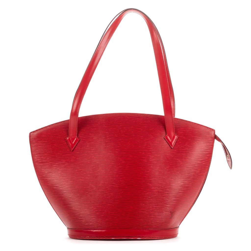 LOUIS VUITTON ST. JACQUES SHOULDER BAG RED (1 of 10)