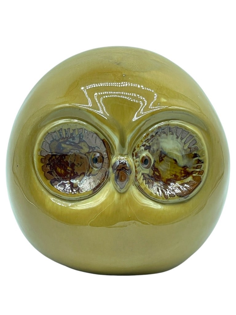 LARGE JAPANESE STYLE CERAMIC OWL 8" (1 of 7)