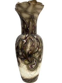 LARGE MODERN CERAMIC VASE 28"