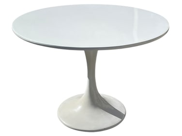 MID MOD SAARINEN ROUND TULIP DINING TABLE 42"D