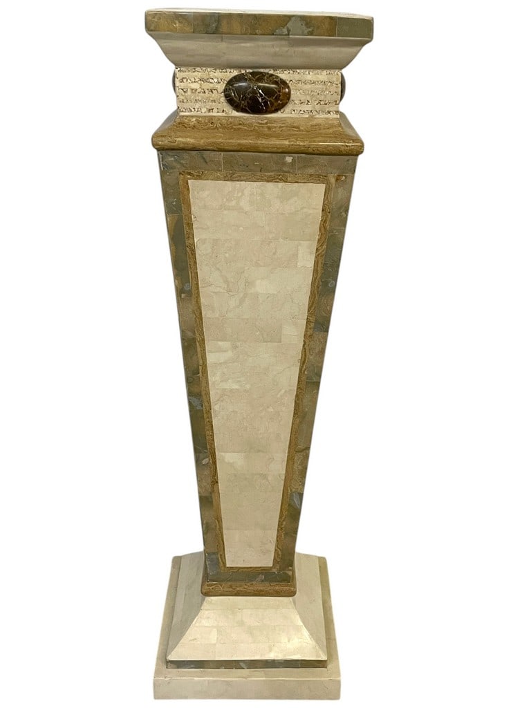 NEOCLASSICAL STYLE  MARBLE COVERED PEDESTAL (1 of 6)