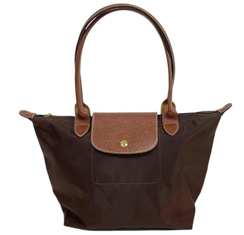 LONGCHAMP NYLON LE PLIAGE TOTE BROWN (1 of 7)