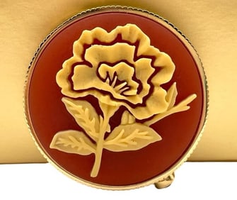 NIB ESTEE LAUDER COMPACT PERFUME OPULENT CAMEO