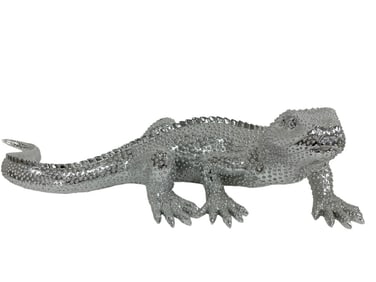 HOWARD ELLIOTT LIZARD FIGURINE 13"