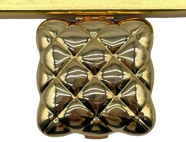 NIB ESTEE LAUDER GOLDEN QUILT COMPACT