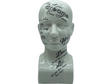 NEW! THINKER LE PENSEUR CERAMIC BUST SCULPTURE
