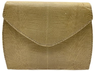 NEW LALO BEIGE LEATHER WOMENS EVENING BAG