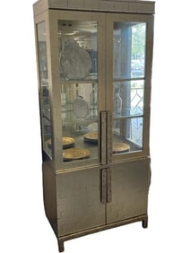 THE PLATT COLLECTION LUMINATED DISPLAY CABINET 92"
