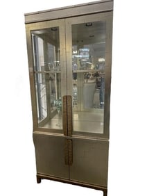 THE PLATT COLLECTION LUMINATED DISPLAY CABINET 92"