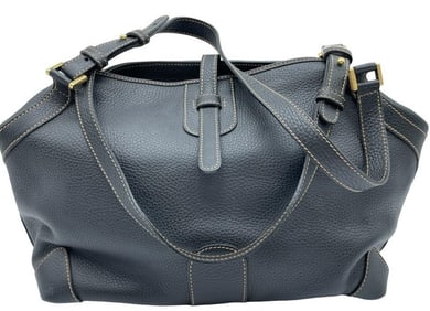 NEW LALO ITALIAN LEATHER TOTE STYLE HANDBAG 14"