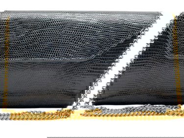 NEW LALO ITALIAN LEATHER BLACK WOMENS EVENING BAG