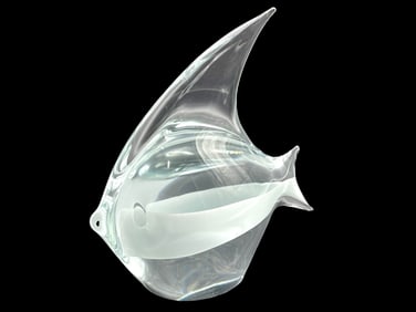 SEGUSO AV SIGNED MURANO ART GLASS FISH