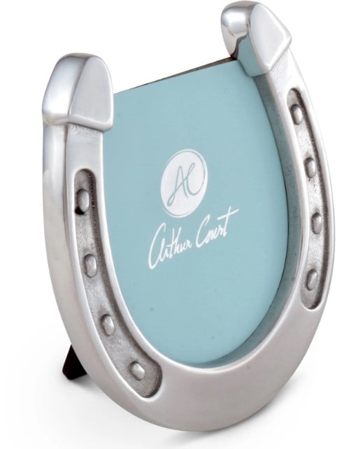 NEW IN BOX! ARTHUR COURT HORSE SHOE FRAME (1 of 5)