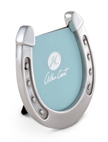 NEW! ARTHUR COURT HORSESHOE PHOTO FRAME