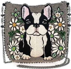 NEW MARY FRANCES PARDON MY FRENCHIE BAG
