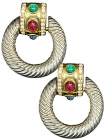 GIVENCHY STYLE HOOP EARRINGS