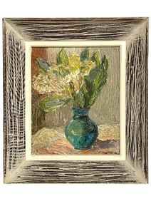 M. KOSTOSWI LANDSCAPE OIL PAINTING 17"