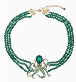 NEW! EYE CANDY OCTOPUS STATEMENT NECKLACE