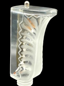 VINTAGE LALIQUE FRANCE GLASS WALL SCONCE LIGHT 9.5
