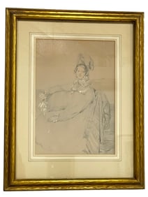 PORTRAIT OF MADAME LOUIS DESTOUCHES PRINT 23"