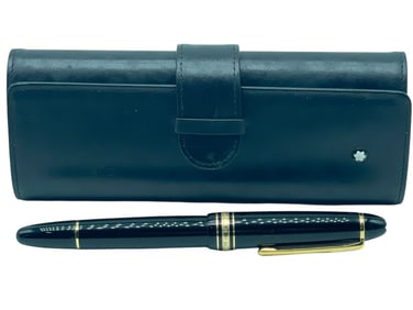 MONTBLANC 147 FOUNTAIN PEN WITH TRAVELER CASE
