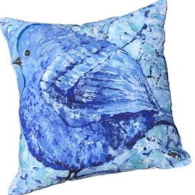 NEW MY ISLAND BIRD DESIGNER PILLOW SHAM 20X20