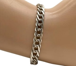 925 STERLING ITALY CHAINLINK BRACELET 12.17G