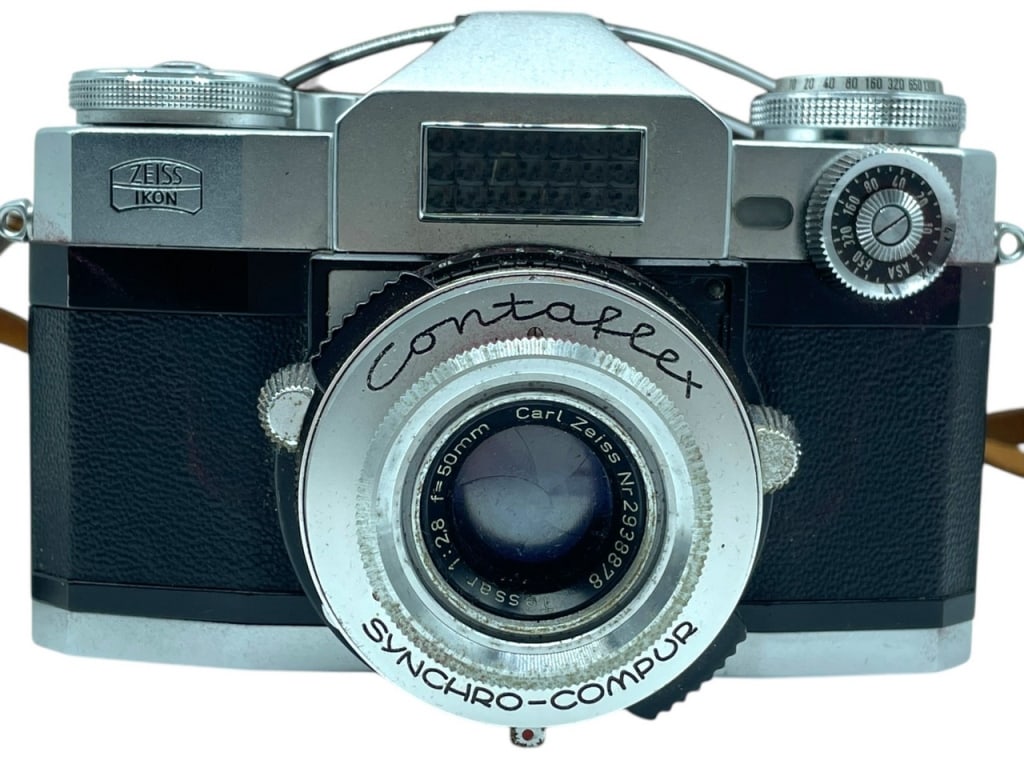 ZEISS IKON CONTAFLEX SUPER 35MM FILM CAMERA & CASE (1 of 8)