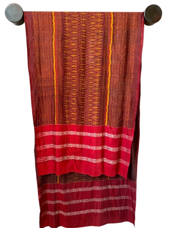 HAND LOOMED TRIBAL TAPESTRY WALL HANGING 120" (1 of 6)