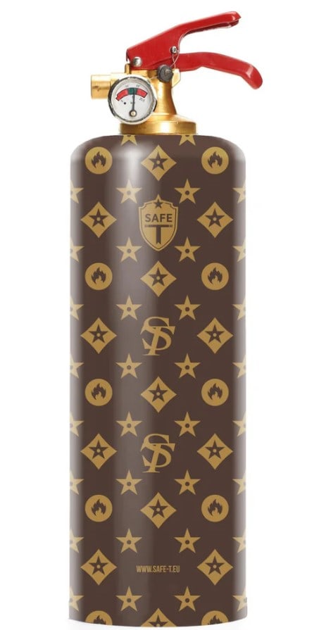 NEW LOUIS VUITTON STYLE DESIGN FIRE EXTINGUISHER (1 of 2)