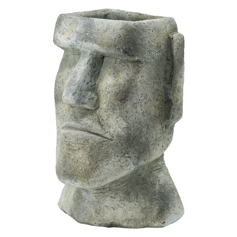 NEW!!  EASTER ISLAND STONE PLANTER 11" (1 of 4)