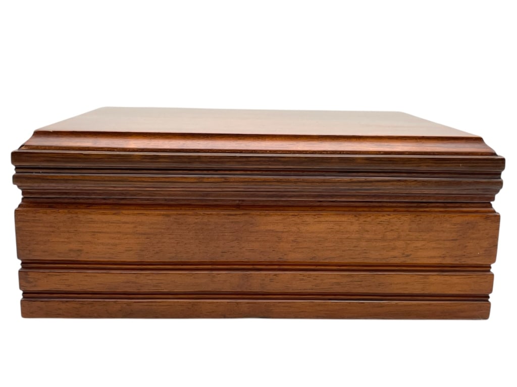 VINTAGE WOOD CIGAR BOX 11" (1 of 10)