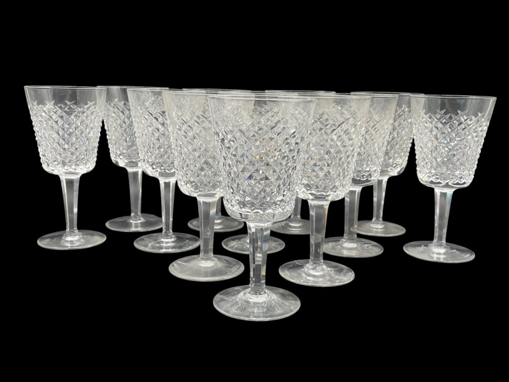 WATERFORD CRYSTAL ALANA WATER GOBLETS 12 (1 of 6)