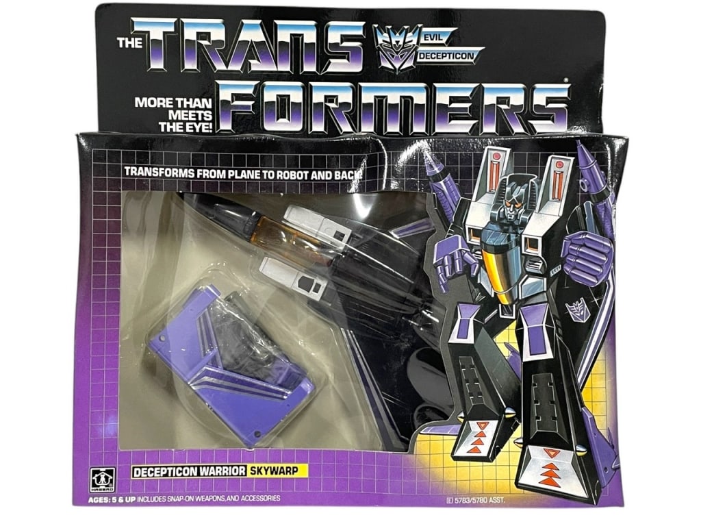 VINTAGE 80'S TRANSFORMERS G1 SKYWARP IN BOX (1 of 4)