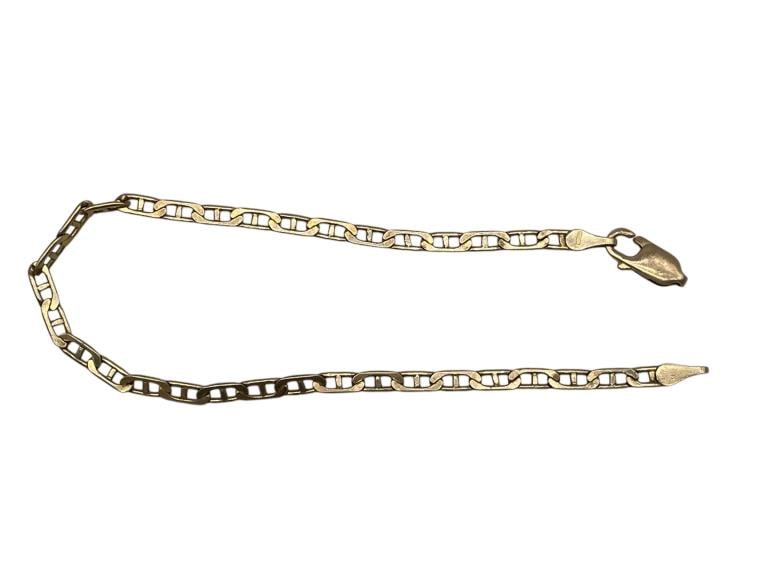 GOLD CHAIN LINK BRACELET 3.74G (1 of 6)