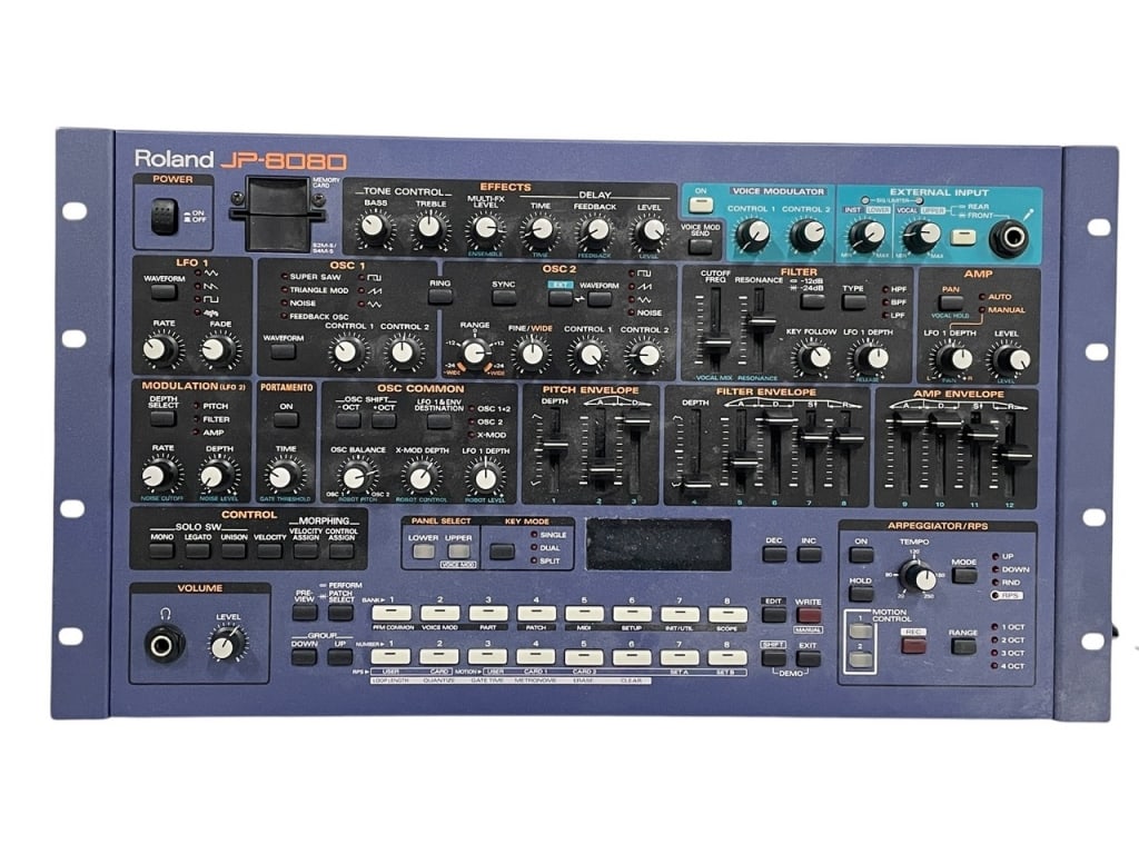 ROLAND JP-8080 ANALOG MODELING SYNTHESIZER MODULE (1 of 5)