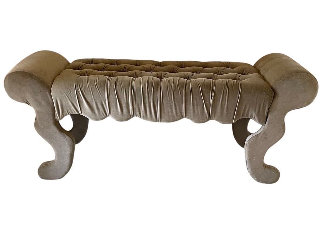 CONTEMPORARY OVER UPHOLSTERED BENCH 54" (1 of 7)