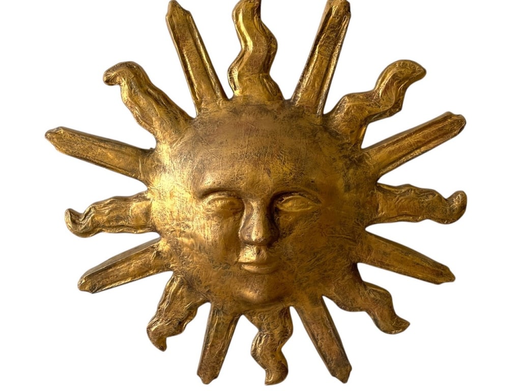 LARGE PAPERMACHE SUN SCULPTURE 31" (1 of 3)