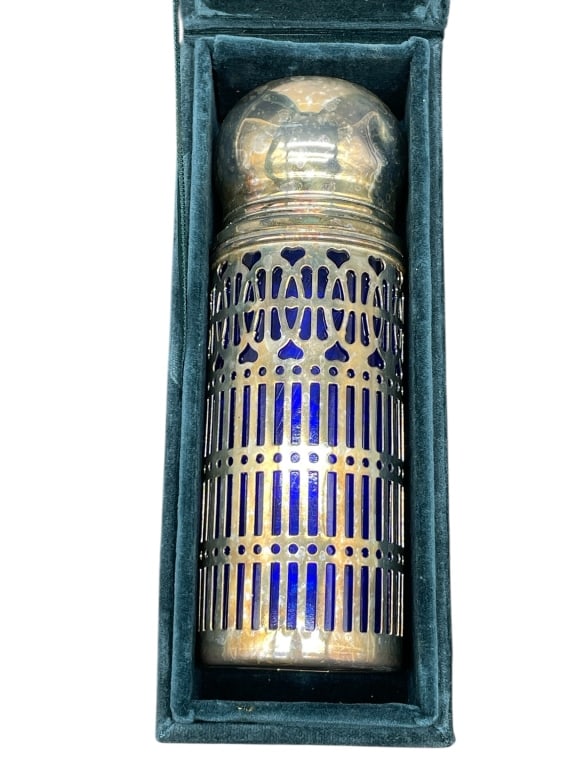 GODINGER SILVER ART CO. BLUE SUGAR SHAKER 6" (1 of 6)