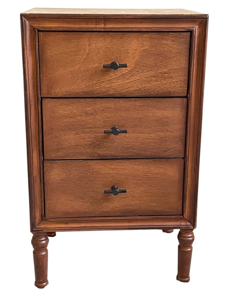 CLASSIC 3 DRAWER SIDE DRESSER END TABLE 26" (1 of 5)