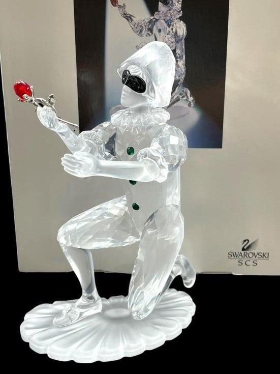 NIB SWAROVSKI CRYSTAL 2001 MASQUERADE HARLEQUIN (1 of 7)