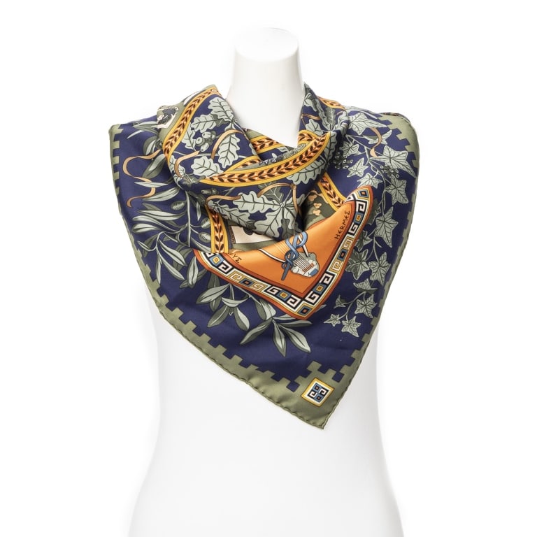 HERMES SILK SCARF