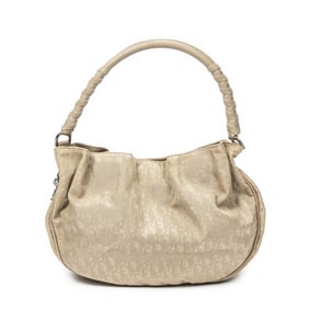 DIOR LOVELY HOBO CANVAS SHOULDER BAG
