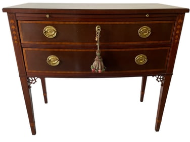 FEDERAL-STYLE TWO-DRAWER CHEST WITH INLAY 32"