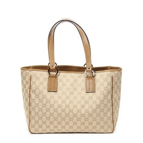 GUCCI TOTE CANVAS SHOULDER BAG