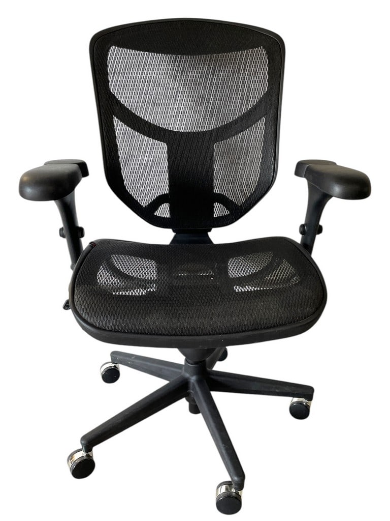 REALSPACE PRO ERGONOMIC BLACK MESH OFFICE CHAIR (1 of 5)