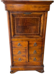 ANTIQUE FRENCH BARTHOLDI SECRETARY DESK 54"