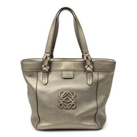 LOEWE FUSTA ANAGRAM TOTE CALF LEATHER SHOULDER BAG