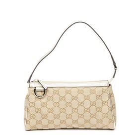 GUCCI D-RING POCHETTE CANVAS HANDBAG