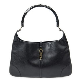 GUCCI LOBSTER CLASP JACKIE CALF LEATHER BAG